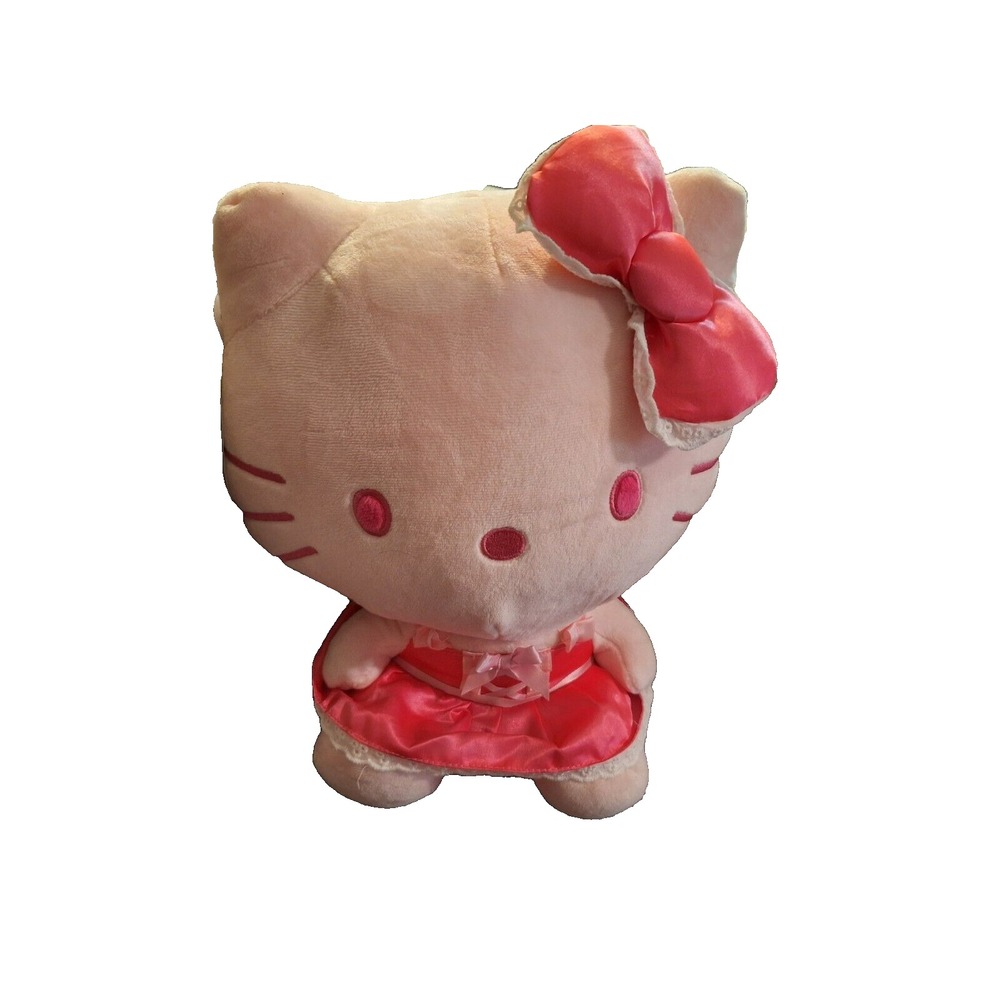 Hello Kitty® and Friends, Hello Kitty 12" Inch Pink Monochrome Plush Stuffed Ani